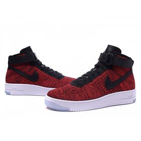 NIKE AIR FORCE 1 ULTRA FLYKNIT MID RED